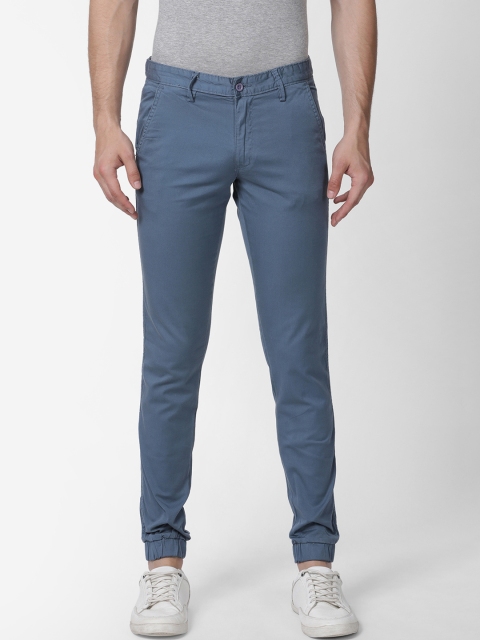 

Mucho Solo Men Blue Skinny Fit Solid Joggers