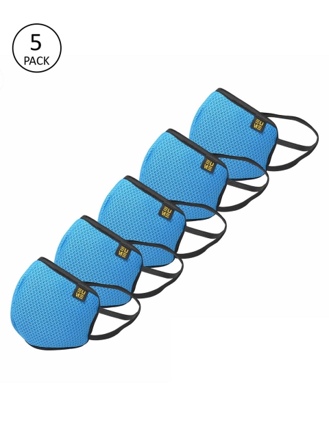

EUME Unisex Blue 5 Pcs 4-Ply Reusable Protect+ 95 Outdoor Masks