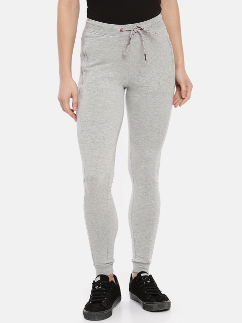 

Macrowoman W-Series Women Grey Melange Solid Joggers