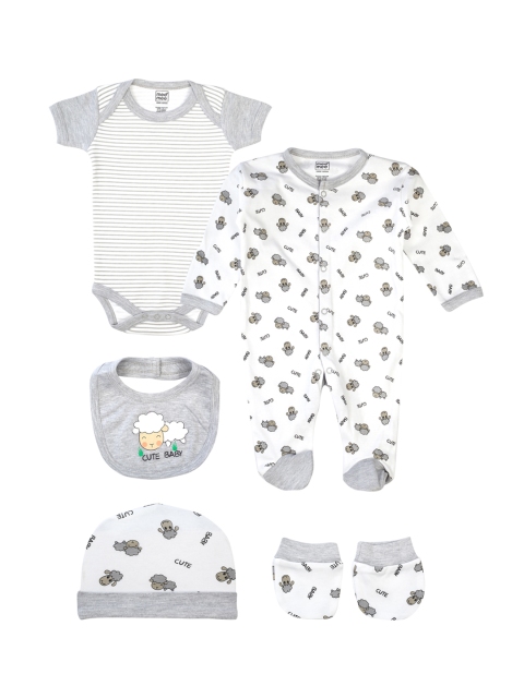 

MeeMee Infant Baby Gift Set, Grey melange