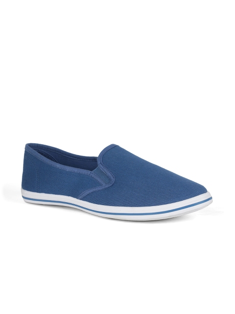 

Khadims Men Blue Slip-On Sneakers