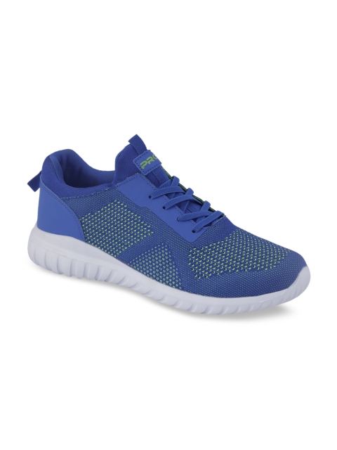 

Khadims Men Blue Woven Design Sneakers