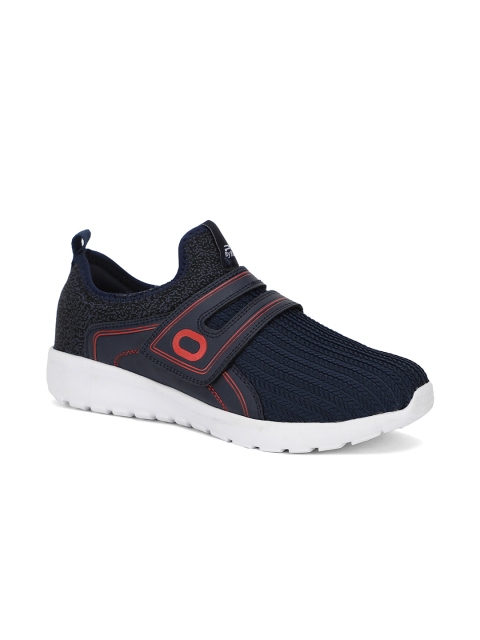 

Khadims Men Navy Blue Textile Running Shoes