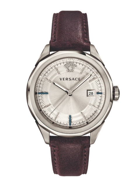 

Versace Men White & Brown Analogue Watch VERA00118