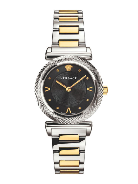 

Versace Women Black Swiss Made Analogue Watch VERE00518