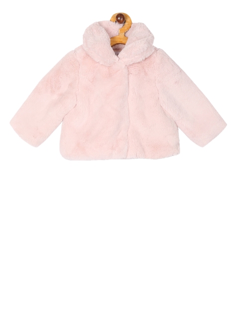 

The Childrens Place Girls Pink Solid Tailored Jacket