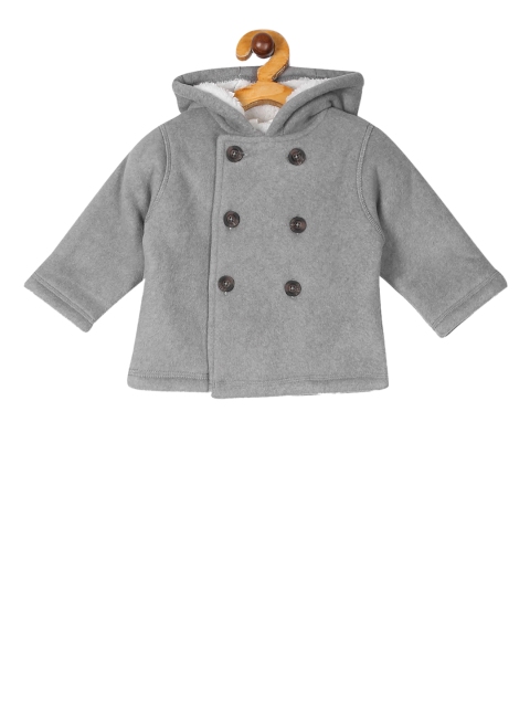 

The Childrens Place Boys Grey Solid Tailored Jacket