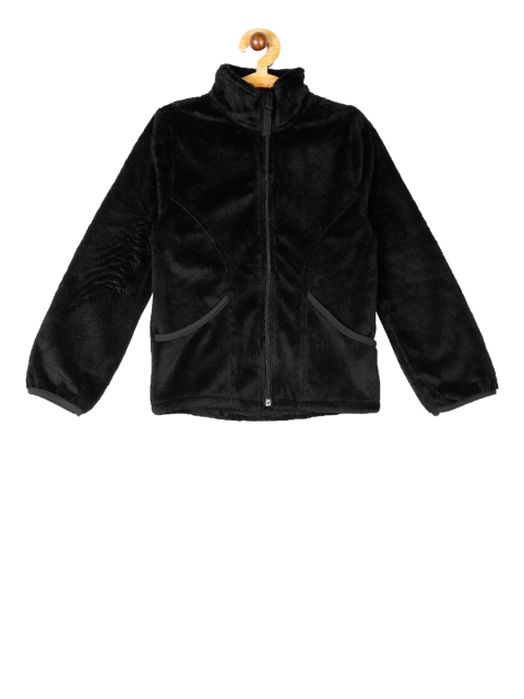 

The Childrens Place Girls Black Solid Tailored Jacket