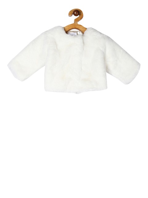

The Childrens Place Girls White Solid Tailored Jacket