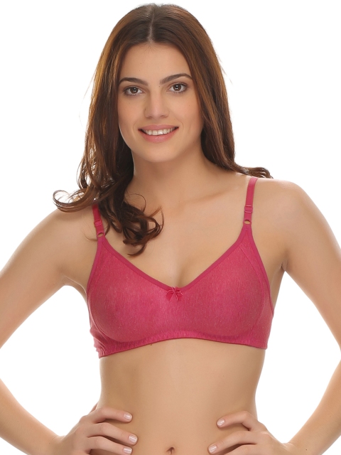 

Clovia Pink Full-Coverage T-shirt Bra BR0378P14