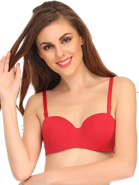

Clovia Maroon T-shirt Bra BR0457P0934B