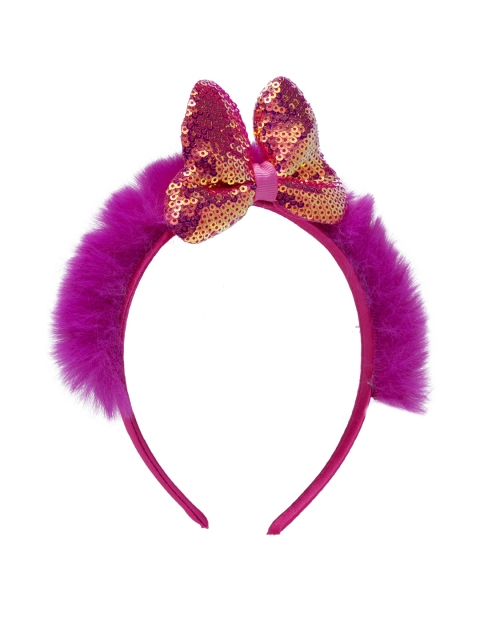 

Stoln Girls Purple Fur Hairband