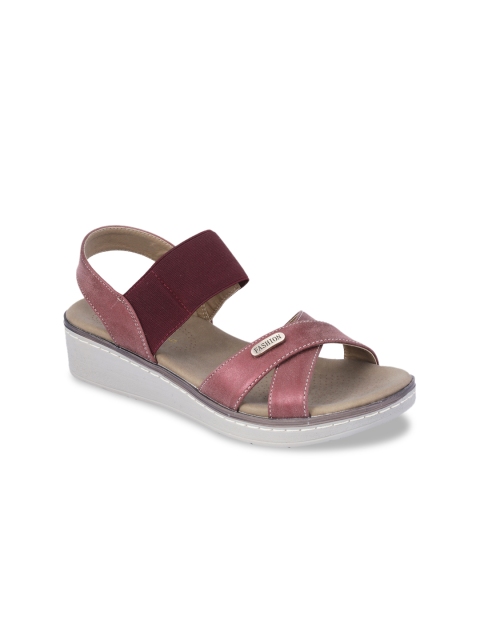

Khadims Women Pink Solid Wedges