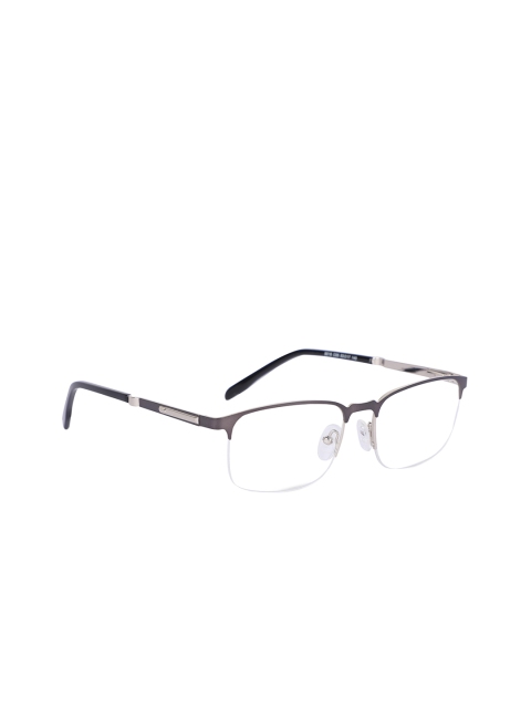 

MARC LOUIS Men Black Solid Half Rim Rectangle Frames ML8018 C05 53