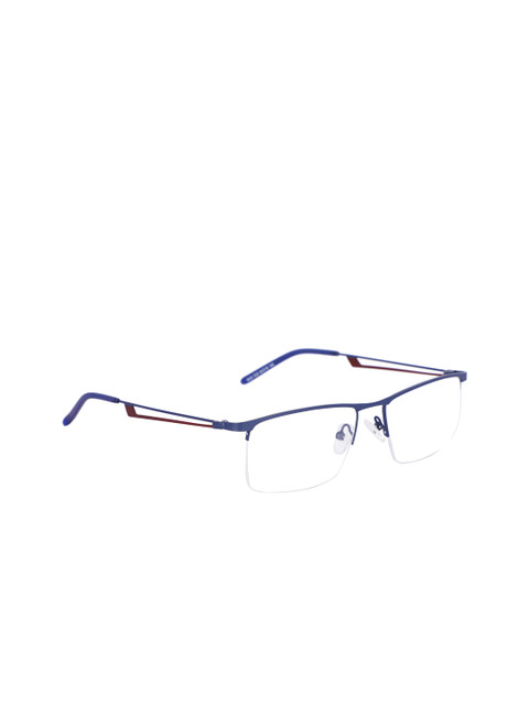 

MARC LOUIS Men Blue Solid Half Rim Rectangle Frames ML8025 C03 54 FR