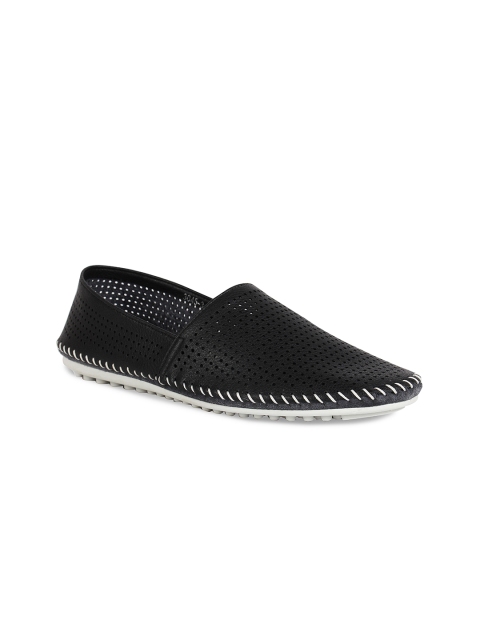 

Rocia Women Black Perforations Slip-On Sneakers