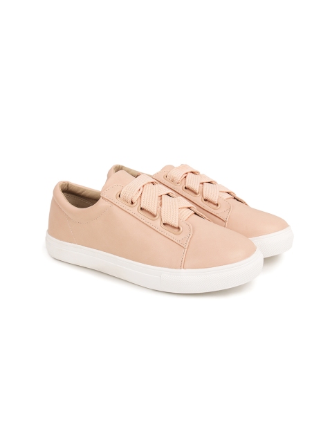 

Rocia Women Peach Solid Sneakers