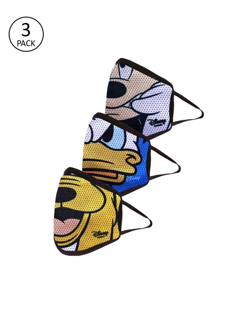 

Disney by Wear Your Mind Boys 3 Pcs 3ply Face Masks, Multi