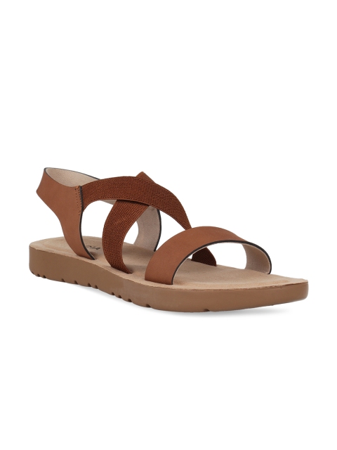 

Rocia Women Tan Solid Open Toe Flats