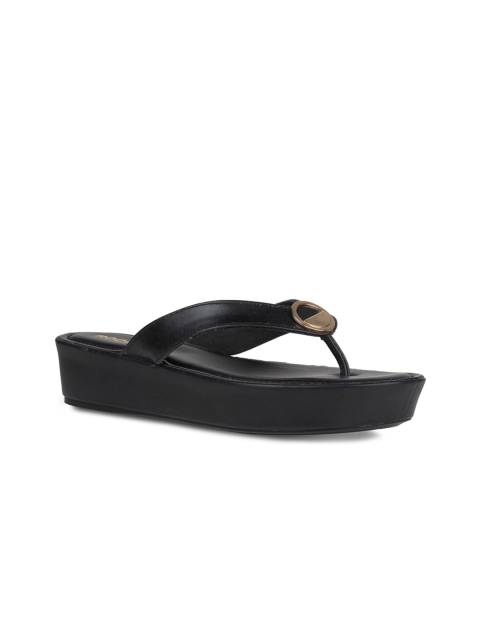 

Rocia Women Black Solid Sandals