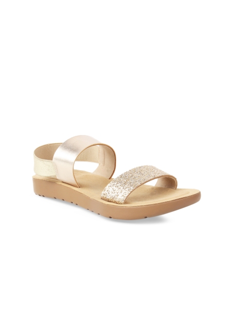 

Rocia Women Gold-Toned Solid Heels