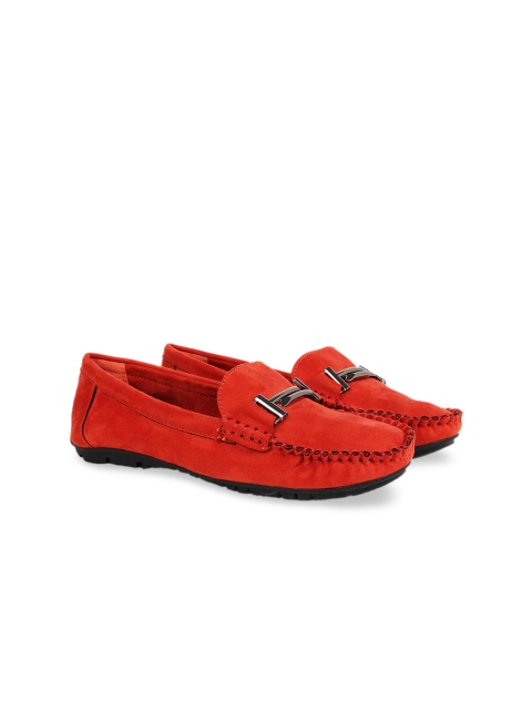 

Rocia Women Red Suede Loafers