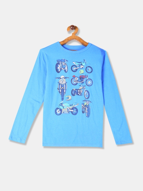 

GAP Boys Blue Graphic Print Long Sleeve T-Shirt