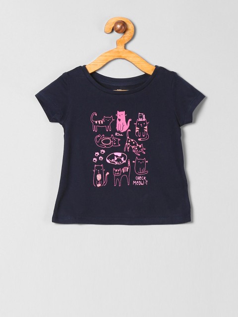 

GAP Boys Blue Printed Round Neck T-shirt