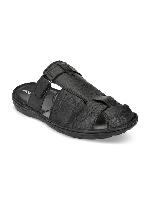 

Provogue Men Black Comfort Sandals