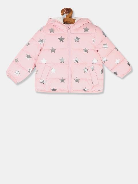 

GAP Girls Pink Printed Coldcontrol Max Puffer Jacket