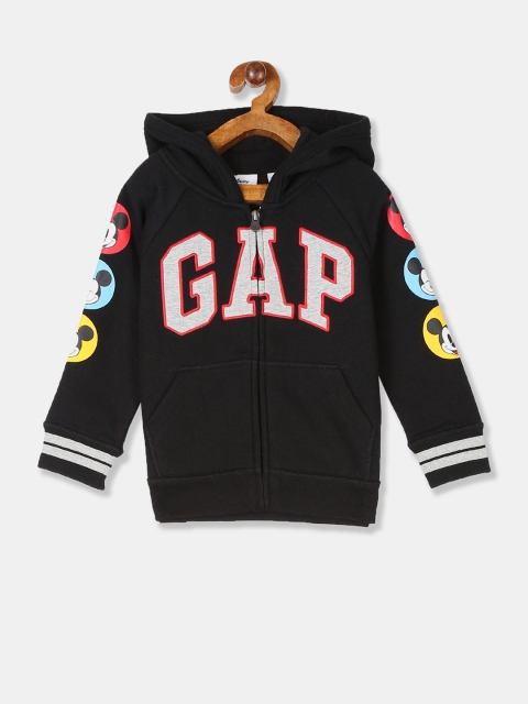 

GAP Toddler Boy Black Disney Mickey Mouse Logo Sweatshirt