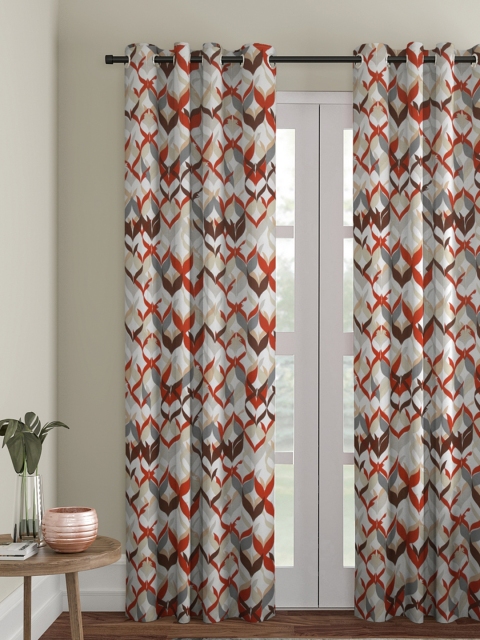 

Soumya Brown Single Long Door Curtain