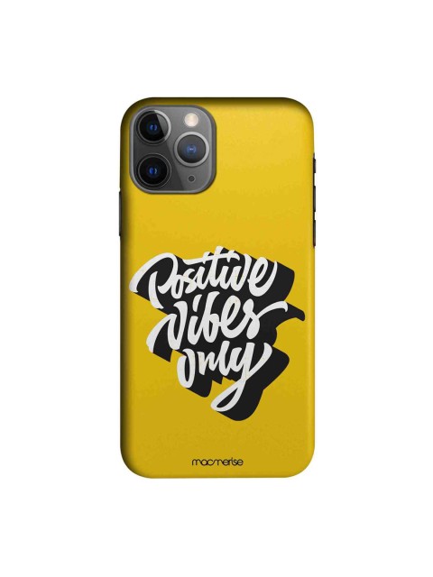 

macmerise Yellow & White Positive Vibes Only Printed Mobile Case Cover