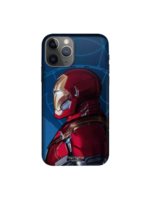 

macmerise Blue & Red Iron Man Side Armor Pro Case For iPhone 11 Pro Max Case