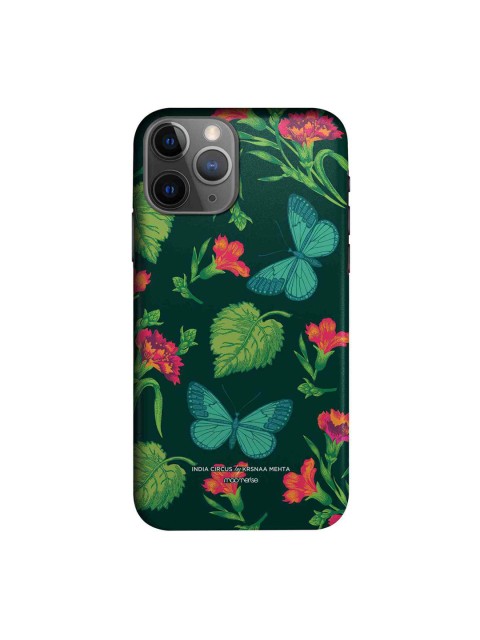 

macmerise Green & Pink Butterfly Effect Pro Case For iPhone 11 Pro Max