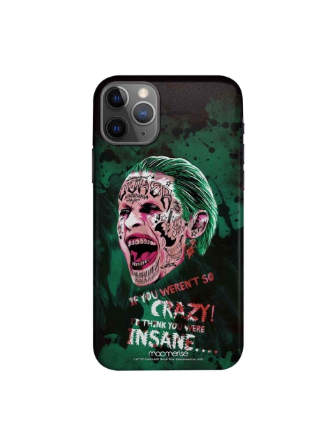 

macmerise Green & Pink Crazy Insane Joker Pro Case For iPhone 11 Pro, Multi