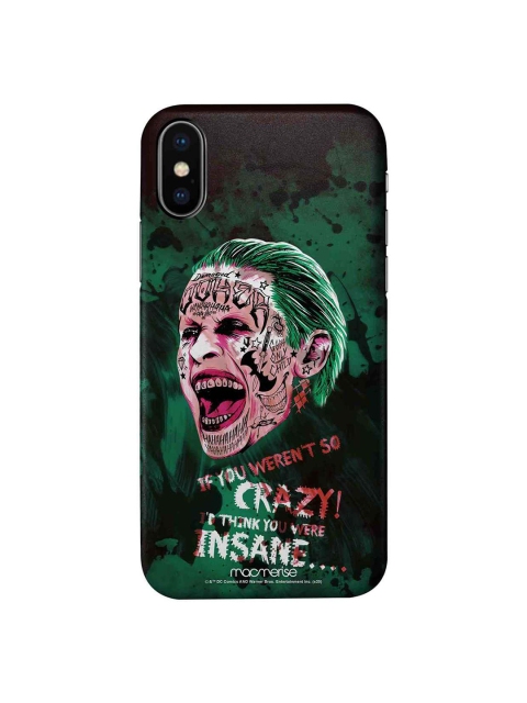 

macmerise Green & Pink Crazy Insane Joker Pro Case For iPhone X
