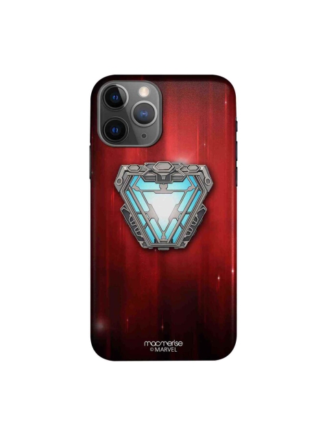 

macmerise Red & Grey Iron Man Infinity Arc Reactor Pro Case For iPhone 11 Pro Max