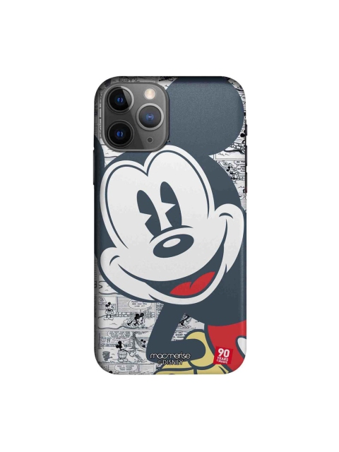 

macmerise Unisex Greymacmerise Grey & Red Mickey Comicstrip Case For iPhone 11 Pro Max