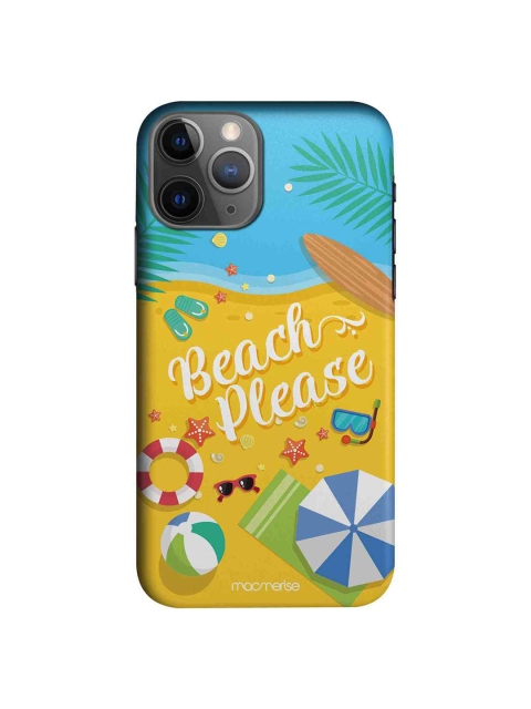 

macmerise Yellow & Blue Beach Please Pro Case For iPhone 11 Pro Max