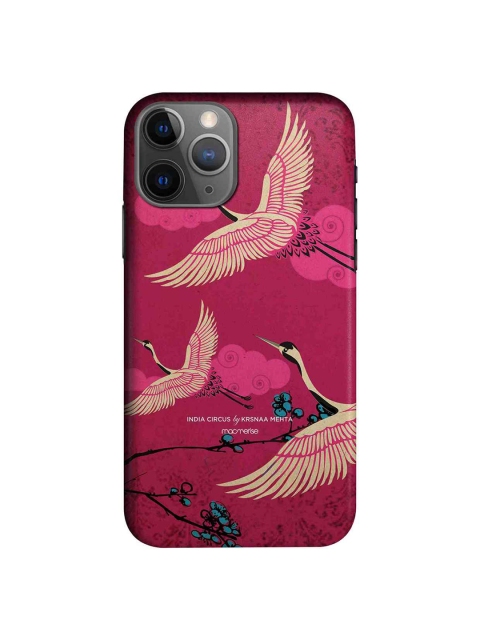 

macmerise Pink & Yellow Flying Flamingoes iPhone 11 Pro Max Case