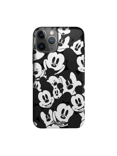 

macmerise Black & White Mickey Smileys iPhone 11 Pro Max Case