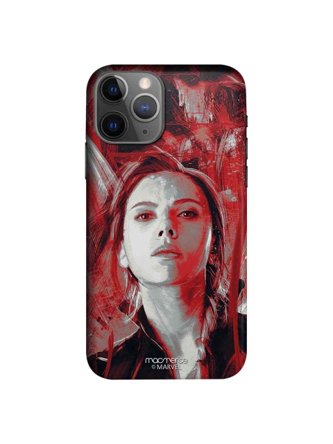 

macmerise Red & White Charcoal Art Black Widow iPhone 11 Pro Max Case