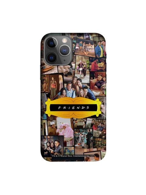 

macmerise Brown & Yellow Friends Collage Printed iPhone 11 Pro Max Case