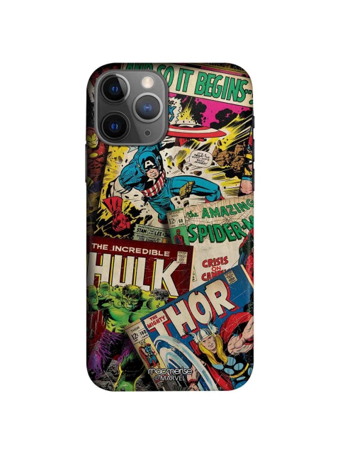 

macmerise Beige & Green Marvel Comics Collection iPhone 11 Pro Max Case