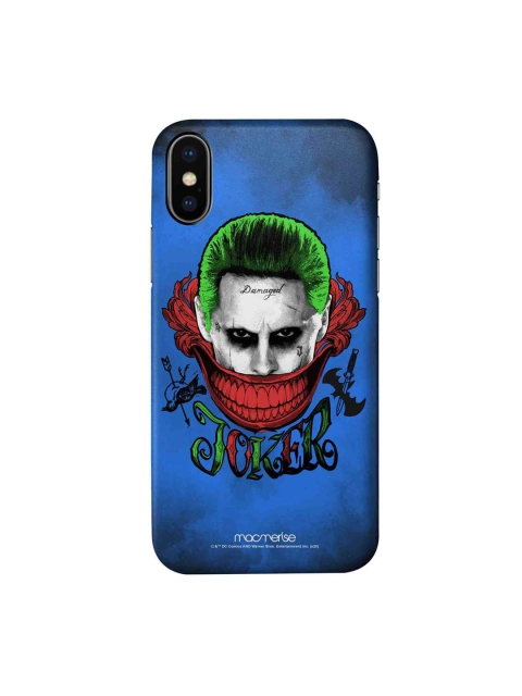 

macmerise Blue & Red Damaged Joker iPhone X Pro Case