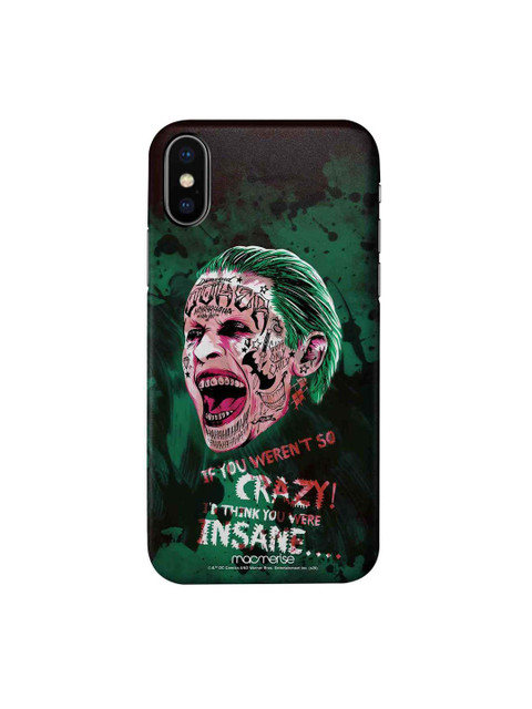 

macmerise Green & Pink Crazy Insane Joker iPhone XS Case