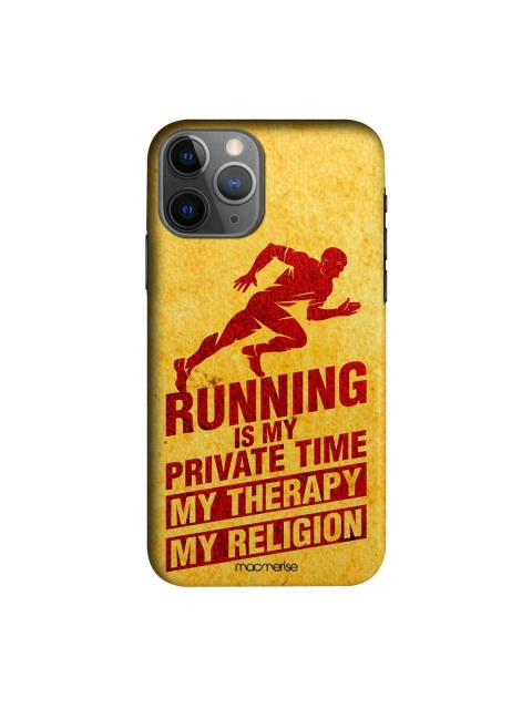 

macmerise Yellow & Red Religion Of Running iPhone 11 Pro Max Case