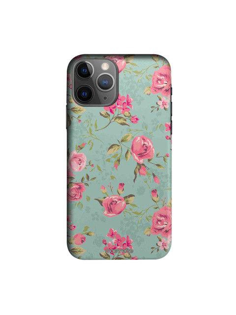 

macmerise Green & Pink Flowers iPhone 11 Pro Max Case
