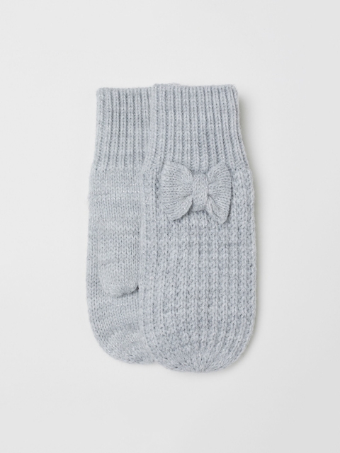 

H&M Girls Grey Glittery Mittens